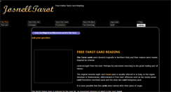 Desktop Screenshot of freetarot-josnell.com